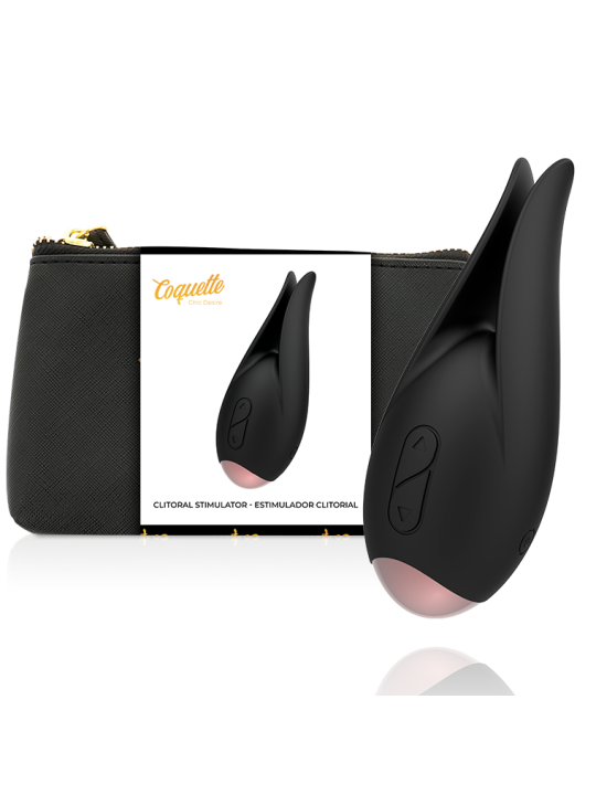 VIBRADOR CLITORIS RECARGABLE SILICONA 10 VELOCIDADES DE LA MARCA COQUETTE TOYS