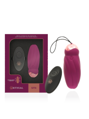 HUEVO VIBRADOR CONTROL REMOTO ROTACIÓN PERLAS SITA DE LA MARCA RITHUAL