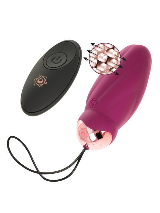 HUEVO VIBRADOR CONTROL REMOTO ROTACIÓN PERLAS SITA DE LA MARCA RITHUAL