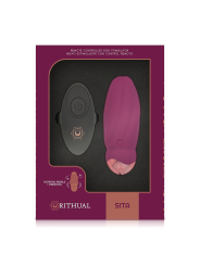 HUEVO VIBRADOR CONTROL REMOTO ROTACIÓN PERLAS SITA DE LA MARCA RITHUAL