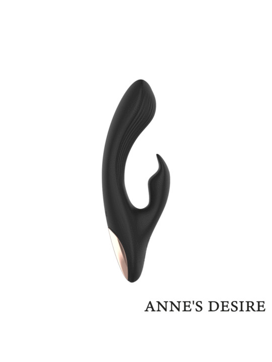 VIBRADOR RABBIT CONTROL REMOTO WATCHME NEGRO DE LA MARCA ANNE´S DESIRE