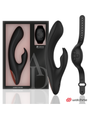 VIBRADOR RABBIT CONTROL REMOTO WATCHME NEGRO DE LA MARCA ANNE´S DESIRE