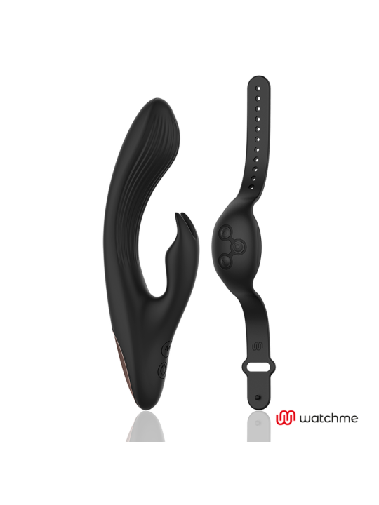 VIBRADOR RABBIT CONTROL REMOTO WATCHME NEGRO DE LA MARCA ANNE´S DESIRE