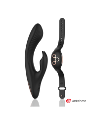 VIBRADOR RABBIT CONTROL REMOTO WATCHME NEGRO/GOLD DE LA MARCA ANNE´S DESIRE