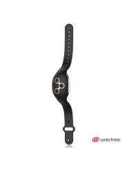 VIBRADOR DUAL WATCHME NEGRO/GOLD PARA PAREJAS DE LA MARCA ANNE´S DESIRE