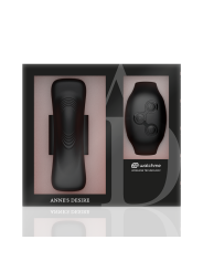 VIBRADOR PANTY WATCHME NEGRO 7 MODOS IMPERMEABLE DE LA MARCA ANNE´S DESIRE