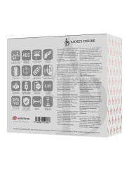 VIBRADOR PANTY WATCHME NEGRO/GOLD CON CONTROL REMOTO DE LA MARCA ANNE´S DESIRE