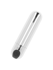 BALA VIBRADORA SILVER 8 CM USB RECARGABLE 10 MODOS DE LA MARCA OHMAMA VIBRATORS