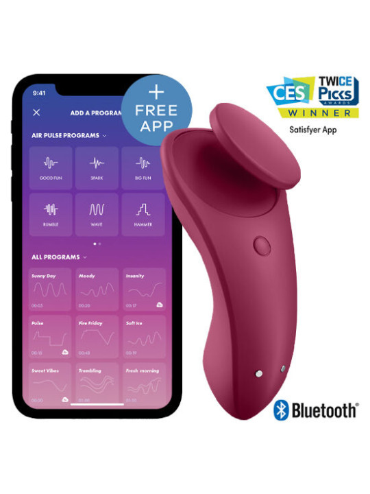 VIBRADOR PANTY DISCRETO SEXY SECRET CON APP DE LA MARCA SATISFYER CONNECT