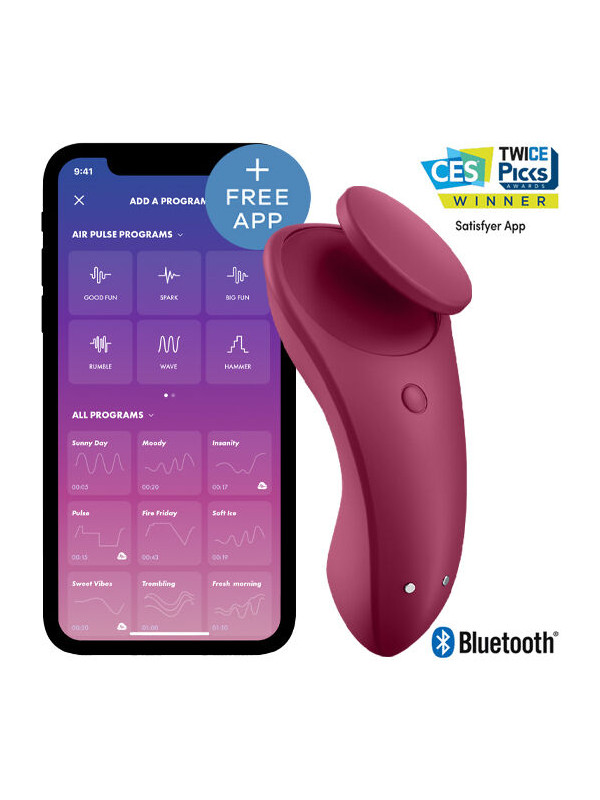 VIBRADOR PANTY DISCRETO SEXY SECRET CON APP DE LA MARCA SATISFYER CONNECT