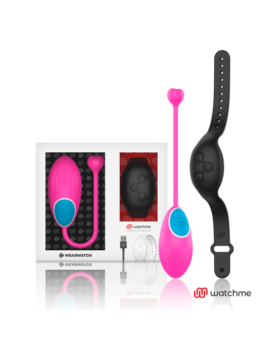 HUEVO VIBRADOR CONTROL REMOTO WATCHME SILICONA SUAVE DE LA MARCA WEARWATCH