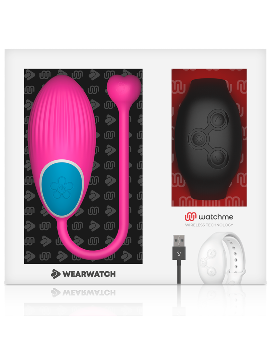 HUEVO VIBRADOR CONTROL REMOTO WATCHME SILICONA SUAVE DE LA MARCA WEARWATCH