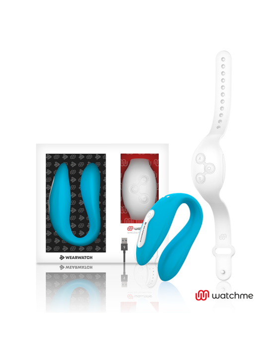 VIBRADOR DUAL WATCHME SILICONA MÉDICA 7 MODOS DE LA MARCA WEARWATCH