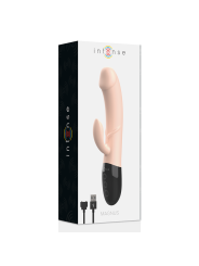 VIBRADOR DUAL RECARGABLE MAGNUS SILICONA SUAVE DE LA MARCA INTENSE FUN