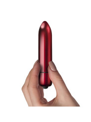 BALA VIBRADORA ROJA 10 FUNCIONES IMPERMEABLE BODYSAFE DE LA MARCA ROCKS-OFF