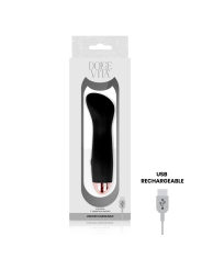 VIBRADOR RECARGABLE SILICONA 7 VELOCIDADES DOLCE VITA DE LA MARCA DOLCE VITA