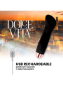 VIBRADOR RECARGABLE SILICONA 7 VELOCIDADES DOLCE VITA DE LA MARCA DOLCE VITA