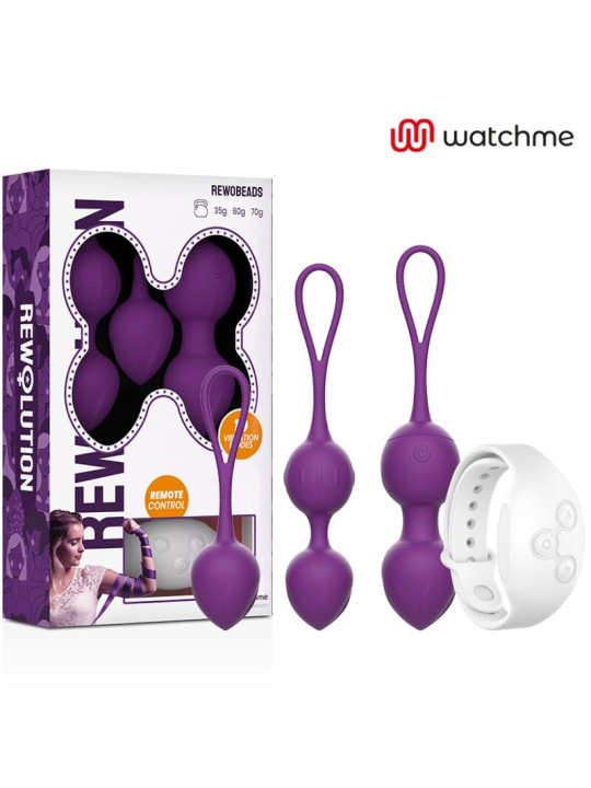 BOLAS VIBRADORAS CONTROL REMOTO WATCHME REWOBEADS DE LA MARCA REWOLUTION