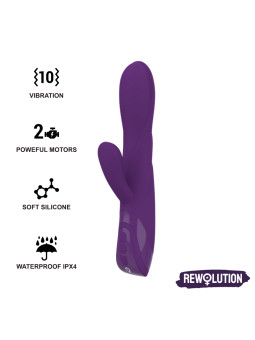 VIBRADOR RABBIT DUAL REWORABBIT FLEXIBLE DE LA MARCA REWOLUTION