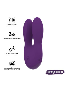 VIBRADOR REWOBIT DÚO FLEXIBLE CLITORIS DE LA MARCA REWOLUTION