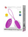 HUEVO VIBRADOR JOANNA 12 MODOS CONTROL REMOTO DE LA MARCA PRETTY LOVE SMART