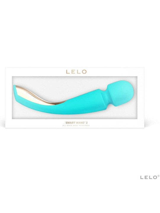 MASAJEADOR VIBRADOR SMART WAND 2 VERDE AGUA DE LA MARCA LELO