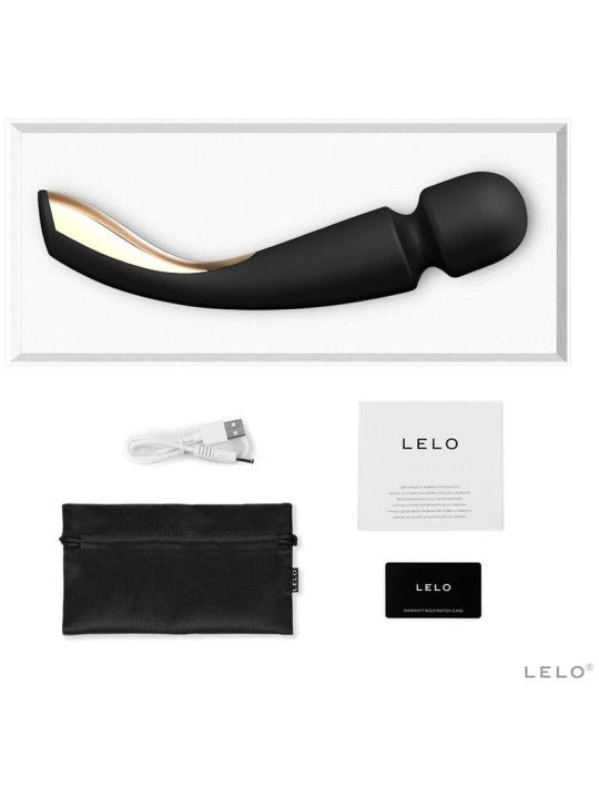 MASAJEADOR VIBRADOR SMART WAND 2 NEGRO 10 MODOS DE LA MARCA LELO