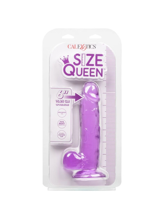 DILDO REALISTA SIZE QUEEN 15.3 CM CON VENTOSA DE LA MARCA CALEXOTICS