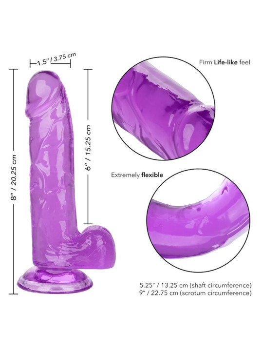 DILDO REALISTA SIZE QUEEN 15.3 CM CON VENTOSA DE LA MARCA CALEXOTICS