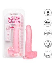 DILDO REALISTA SIZE QUEEN 20.3 CM CON VENTOSA DE LA MARCA CALEXOTICS