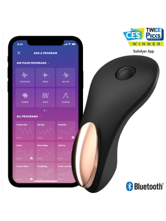 VIBRADOR DE BRAGAS LITTLE SECRET CON APP Y CONTROL REMOTO DE LA MARCA SATISFYER CONNECT