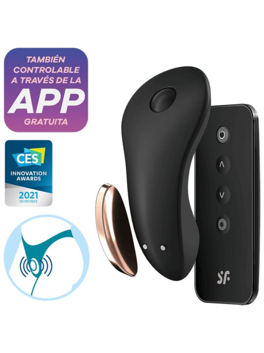 VIBRADOR DE BRAGAS LITTLE SECRET CON APP Y CONTROL REMOTO DE LA MARCA SATISFYER CONNECT
