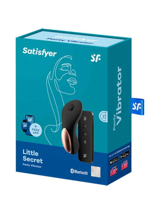 VIBRADOR DE BRAGAS LITTLE SECRET CON APP Y CONTROL REMOTO DE LA MARCA SATISFYER CONNECT