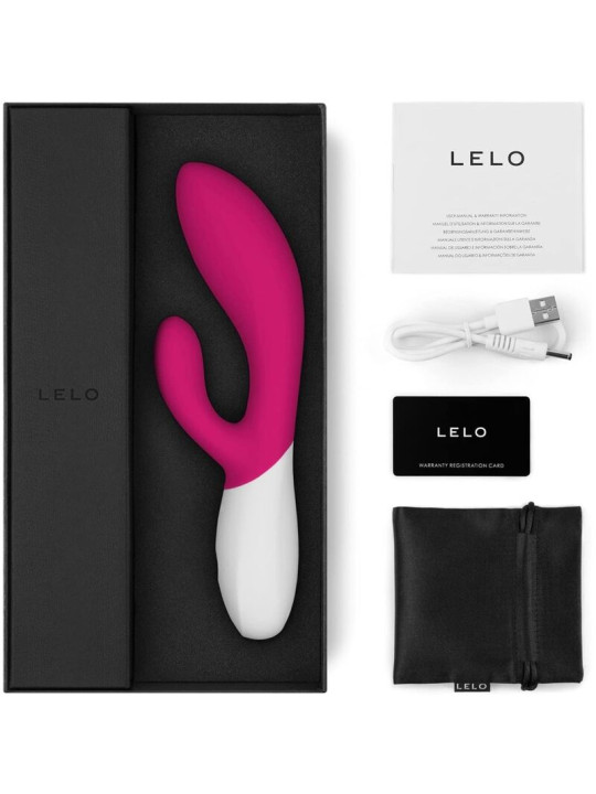 VIBRADOR INA WAVE 2 PUNTO G Y CLÍTORIS SILICONA SUAVE DE LA MARCA LELO