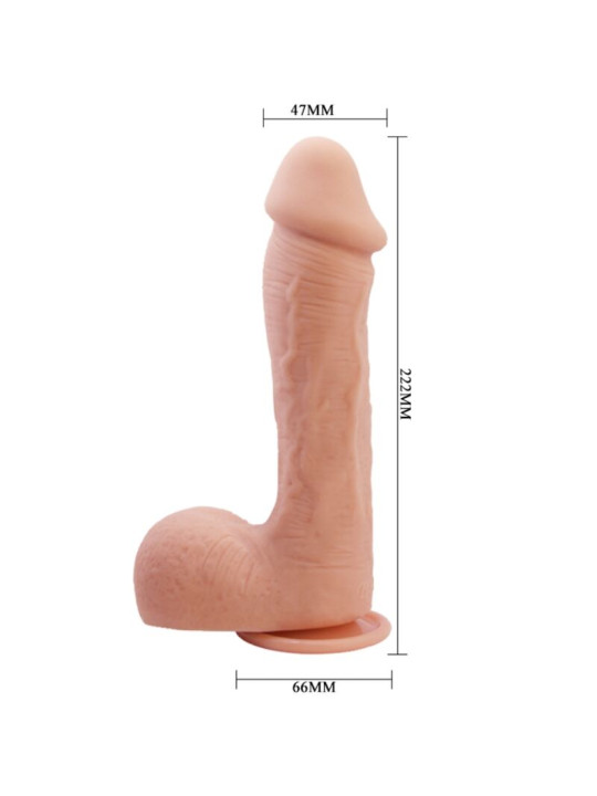 DILDO REALISTA CON VENTOSA 22 CM PIEL TPR DE LA MARCA BAILE DILDOS