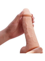 DILDO REALISTA CON VENTOSA 22 CM PIEL TPR DE LA MARCA BAILE DILDOS