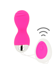 HUEVO VIBRADOR RECARGABLE CON MANDO 10 MODOS DE LA MARCA OHMAMA VIBRATORS