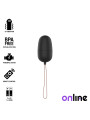 HUEVO VIBRADOR CON MANDO REMOTO 10 MODOS NEGRO DE LA MARCA ONLINE