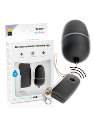 HUEVO VIBRADOR CON MANDO REMOTO 10 MODOS NEGRO DE LA MARCA ONLINE
