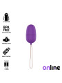HUEVO VIBRADOR CON MANDO REMOTO 10 MODOS LILA DE LA MARCA ONLINE