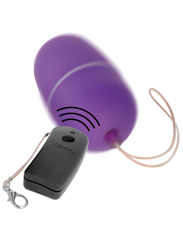 HUEVO VIBRADOR CON MANDO REMOTO 10 MODOS LILA DE LA MARCA ONLINE