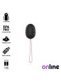 HUEVO VIBRADOR REMOTO 10 MODOS NEGRO DISCRETO DE LA MARCA ONLINE