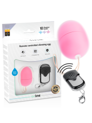 HUEVO VIBRADOR REMOTO 10 MODOS ROSA DISCRETO DE LA MARCA ONLINE
