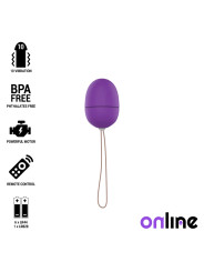 HUEVO VIBRADOR REMOTO 10 MODOS LILA DISCRETO DE LA MARCA ONLINE