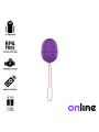 HUEVO VIBRADOR REMOTO 10 MODOS LILA DISCRETO DE LA MARCA ONLINE