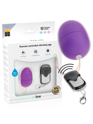 HUEVO VIBRADOR REMOTO 10 MODOS LILA DISCRETO DE LA MARCA ONLINE
