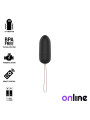 HUEVO VIBRADOR REMOTO 10 MODOS NEGRO DISCRETO DE LA MARCA ONLINE