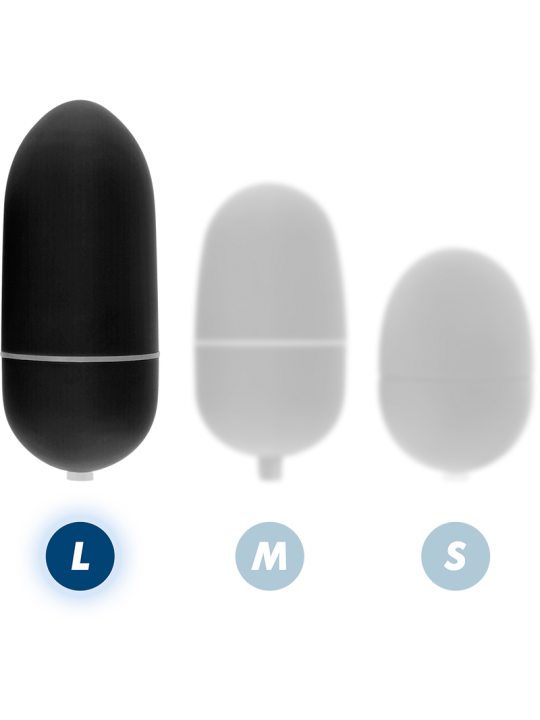 HUEVO VIBRADOR REMOTO 10 MODOS NEGRO DISCRETO DE LA MARCA ONLINE