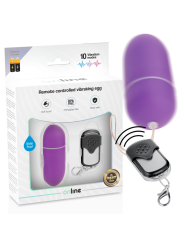 HUEVO VIBRADOR LILA 10 MODOS CONTROL REMOTO DE LA MARCA ONLINE