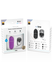 HUEVO VIBRADOR LILA 10 MODOS CONTROL REMOTO DE LA MARCA ONLINE
